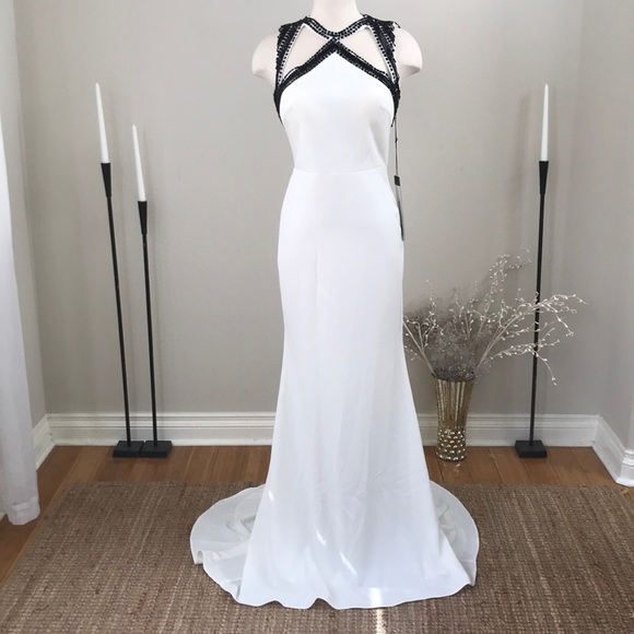 Ieena For Mac Duggal backless prom dress NWT - Picture 1 of 6